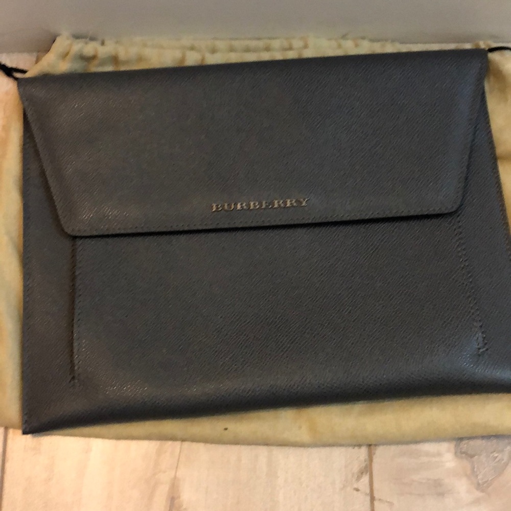 Burberry Navy Clutch Bag